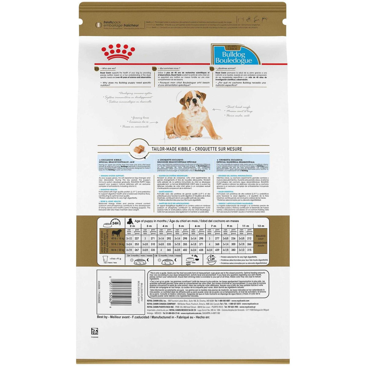 Bulldog Puppy Dry Dog Food T687