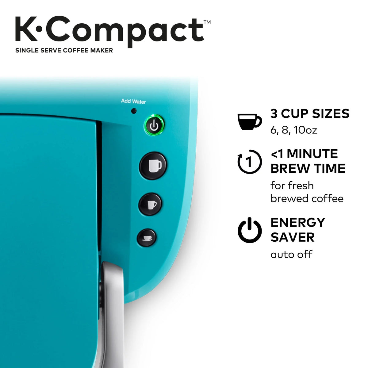 Black Single-Serve Coffee Maker C37043