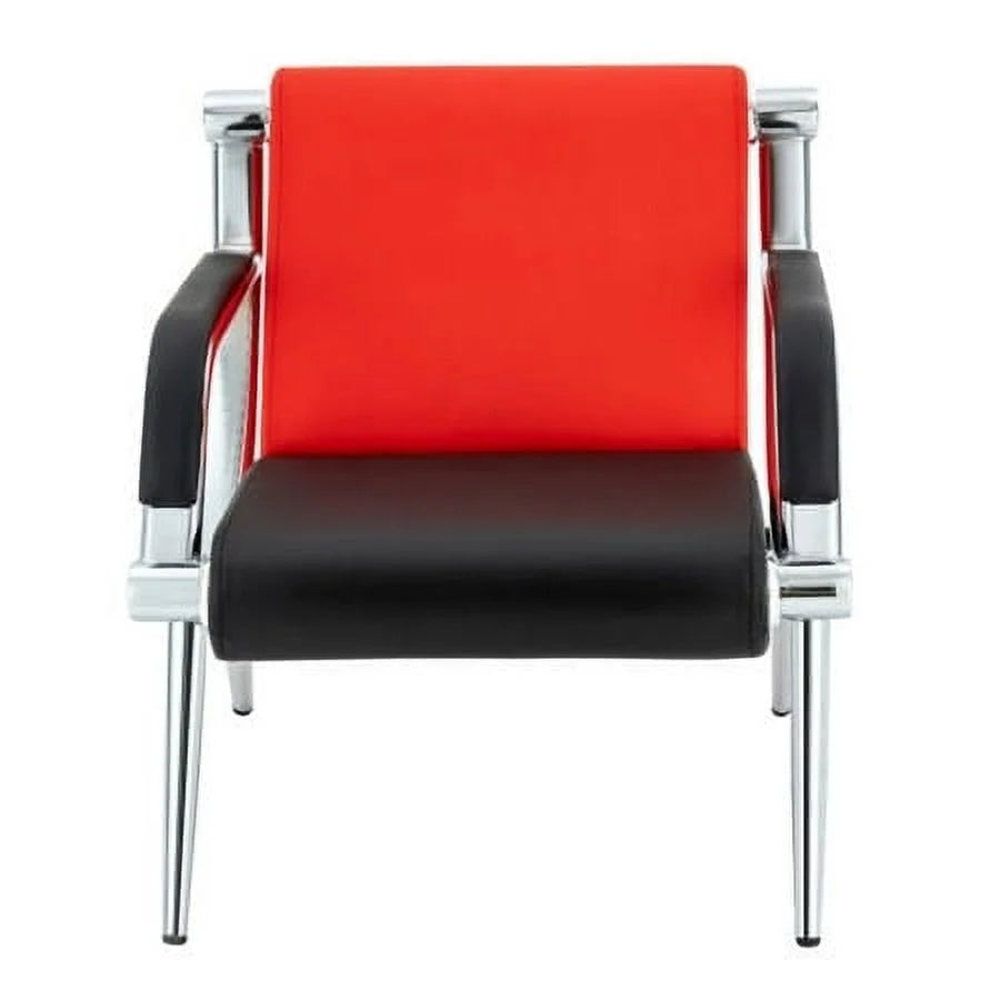 2PCS PU Leather Guest Chair R472