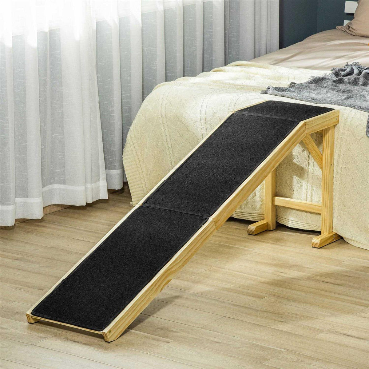Dog Bed Ramp with Non-Slip Carpet M3562