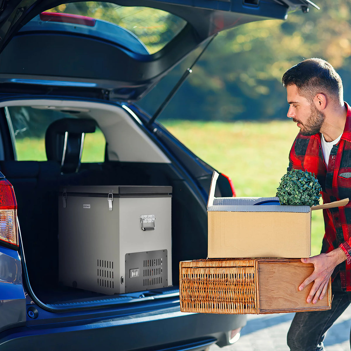 68 Quart Portable Car Refrigerator Freezer C49151