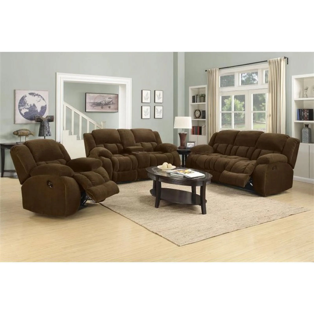 Chocolate 3-Piece Living Room Set V658907
