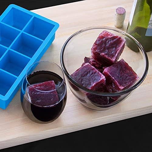 2 Silicone Ice Cube Tray + 2 Reusable Silicone Ice Cube Mold U7811