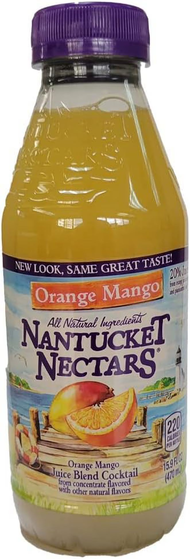 Orange Mango All Natural Juice 15.9 oz Family Pack (12 Plastic Bottles) K333651