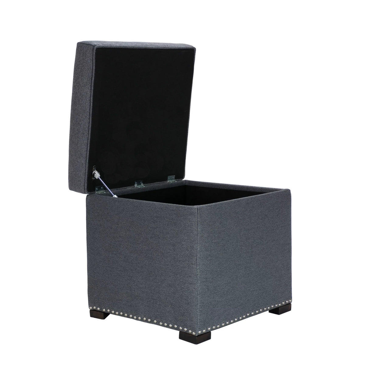 Square Upholstered Storage Ottoman F25969