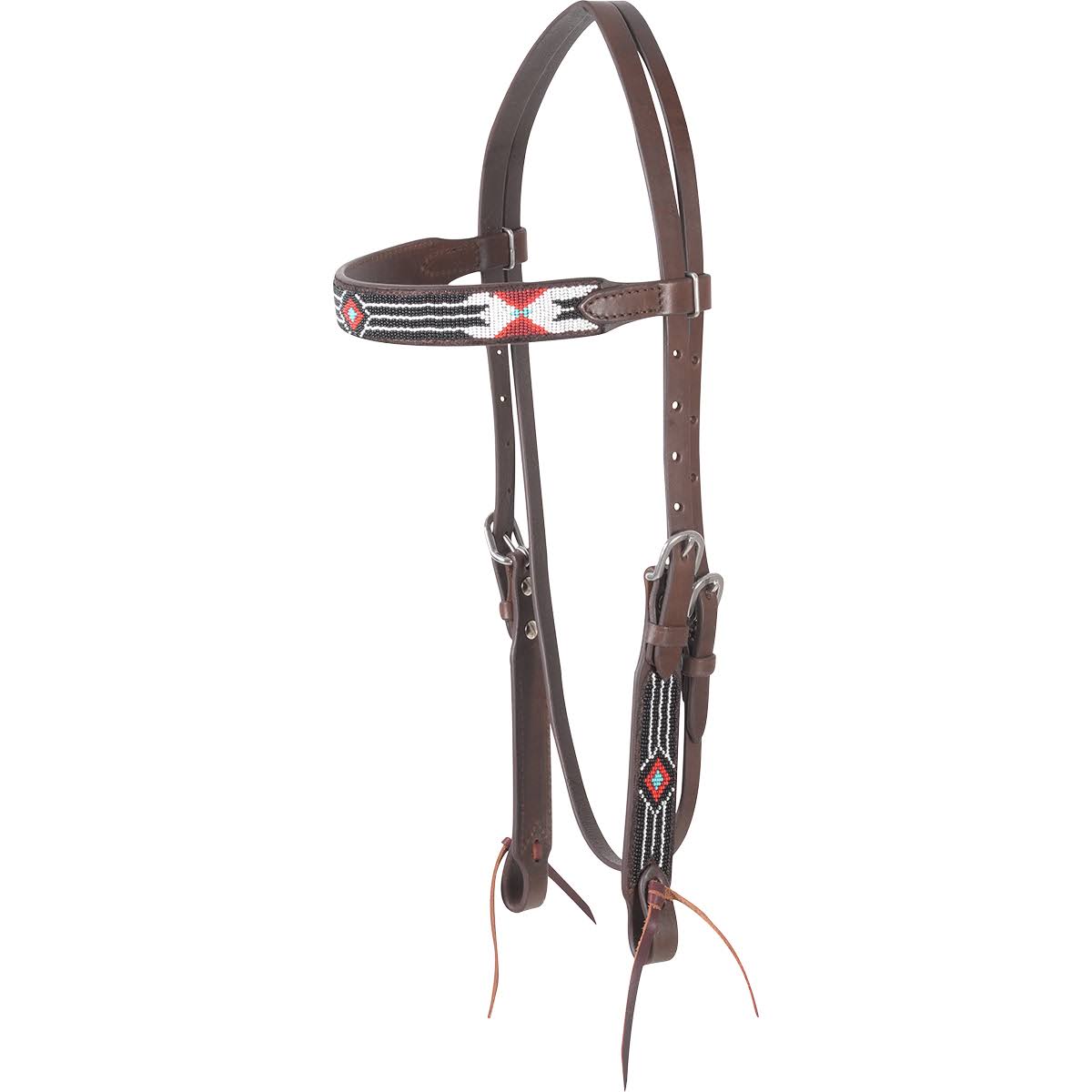 Taos Beaded Browband Headstall V1472