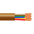 250 ft. 18/6 Solid Brown Thermostat Wire P17608