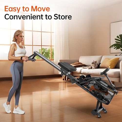 Water Rowing Machine with 330LB Weight Capacity S718