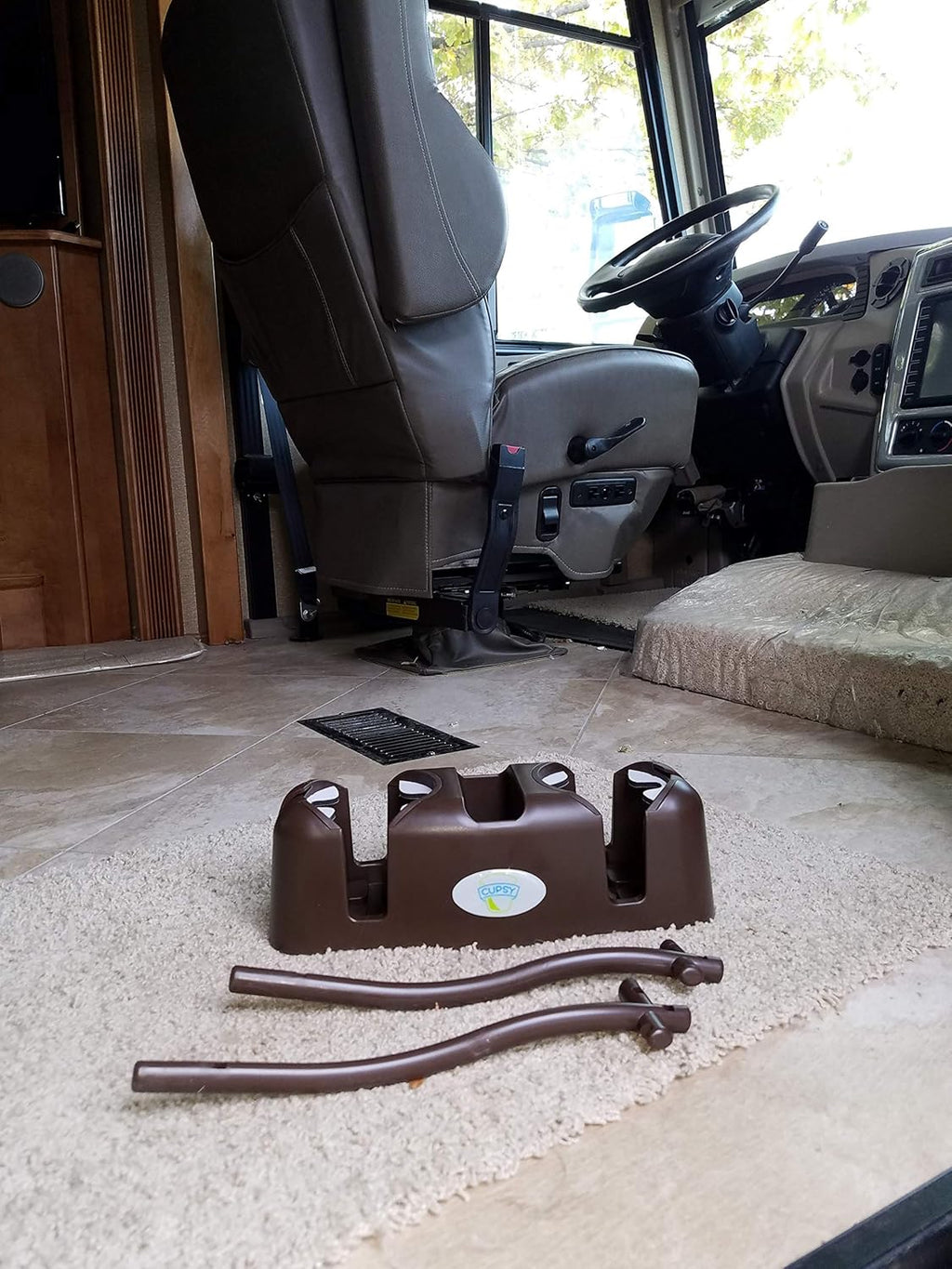 Recliner Drink Caddy with Removable Legs U908682