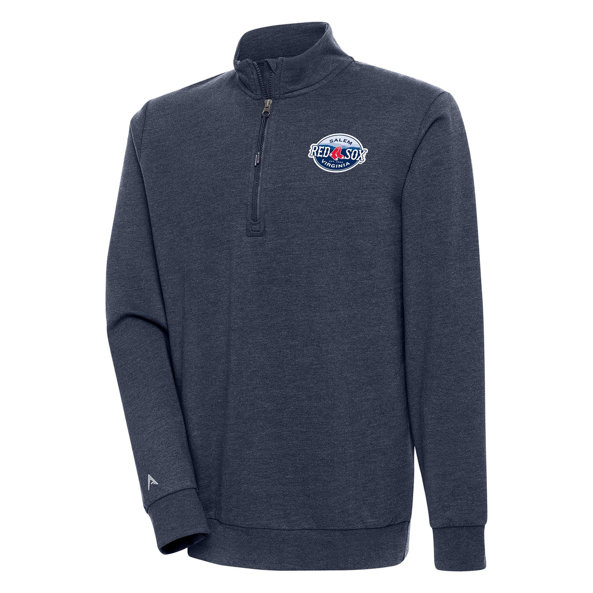 Heather Navy Quarter-Zip Pullover Sweatshirt R182
