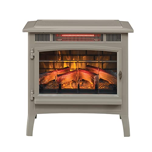 Electric Infrared Quartz Fireplace Stove with 3D Flame Effect U807543