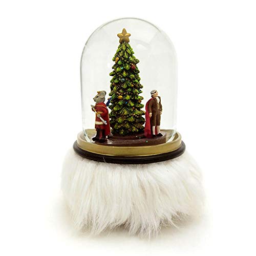 Nutcracker 100MM Musical Holiday Glitterdome H91377