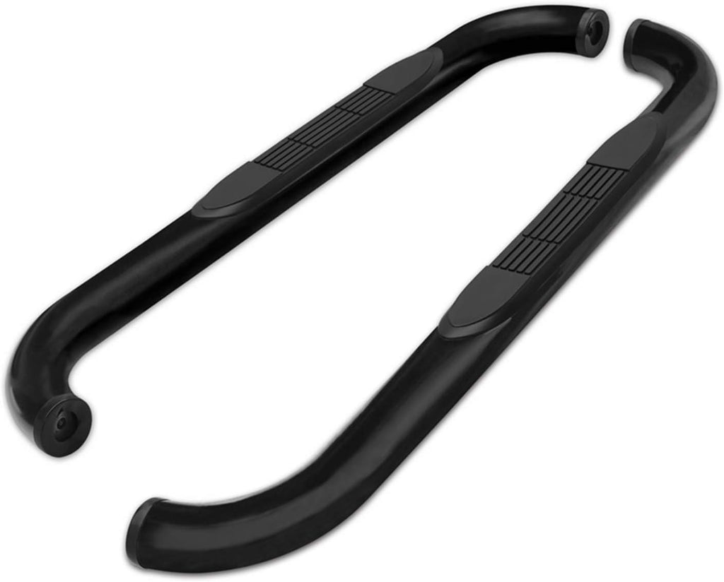 Black Side Steps Nerf Bars Running Boards (2 Pieces) K71474