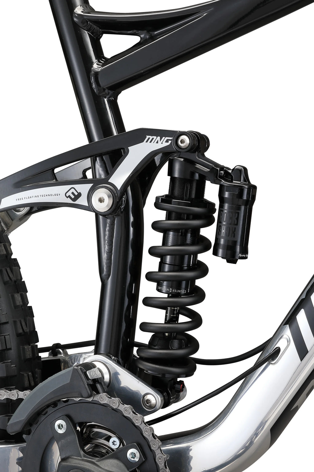 Black Full-Suspension Mountain Bike C983