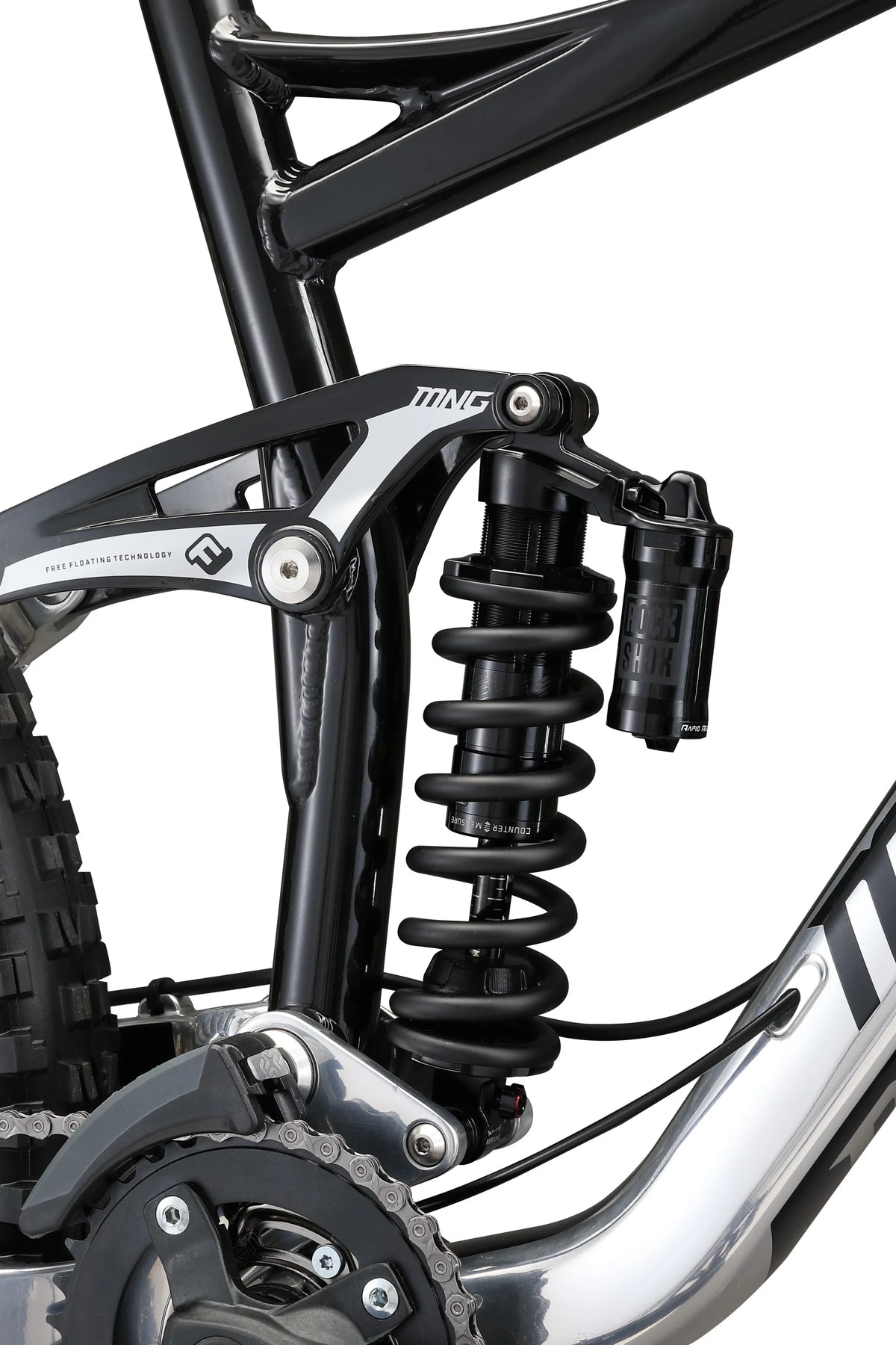 Black Full-Suspension Mountain Bike C983