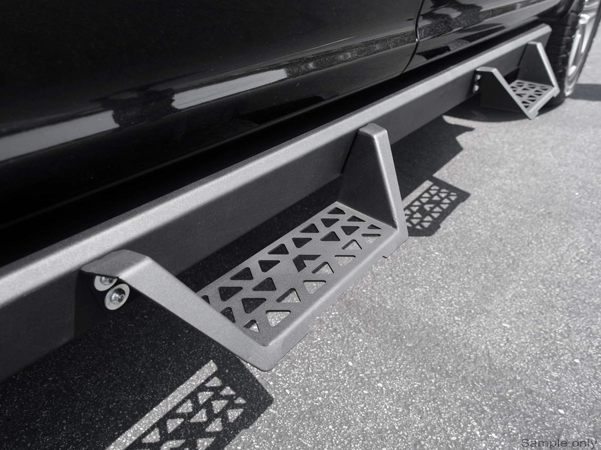 Matte Black Drop Steps for Ford F-150 Super Duty S458