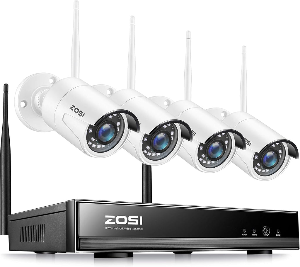8CH 1080P Security Cameras System with 1TB Hard Drive and 4 Indoor Outdoor Cameras U561