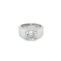 Radiant Cut Lab Grown Diamond Ring in 14K White Gold L873857