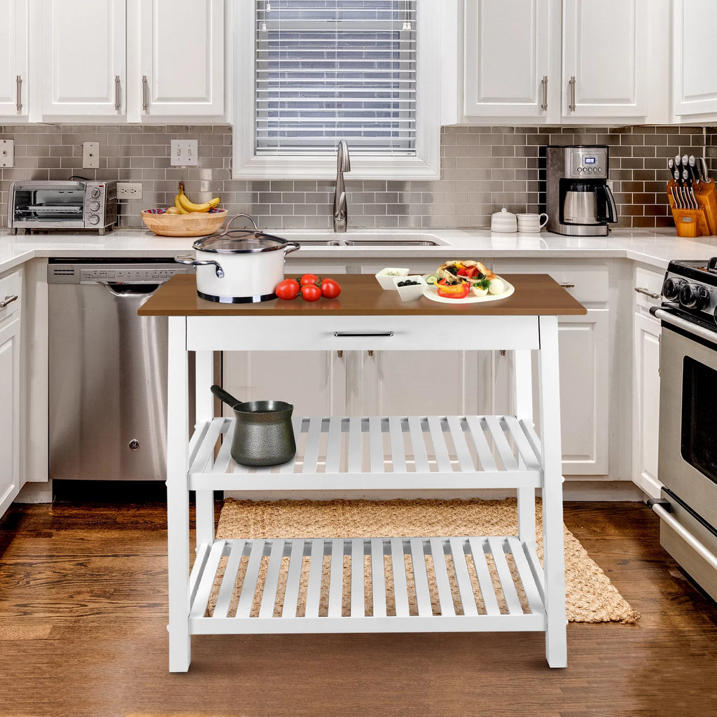 Kitchen Island with Solid American Cherry Top H120