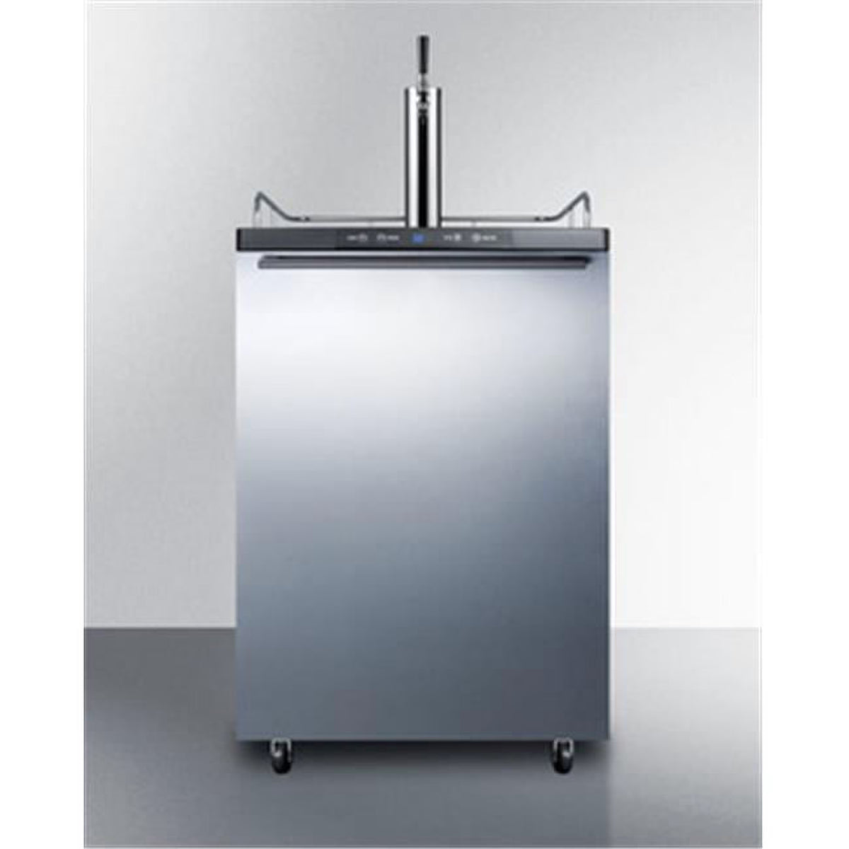 Freestanding Commercial Beer Dispenser, Stainless Steel Y621