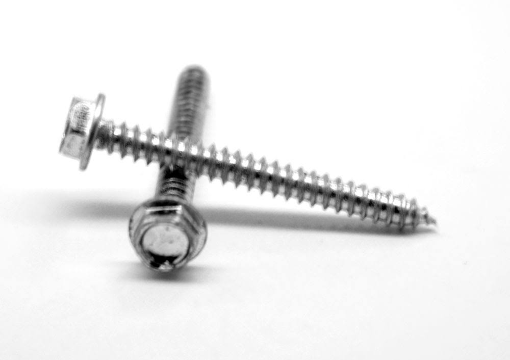5/16 x 1 3/4 Sheet Metal Screw Hex Washer Head Type A Low Carbon Steel Zinc Plated Y28739