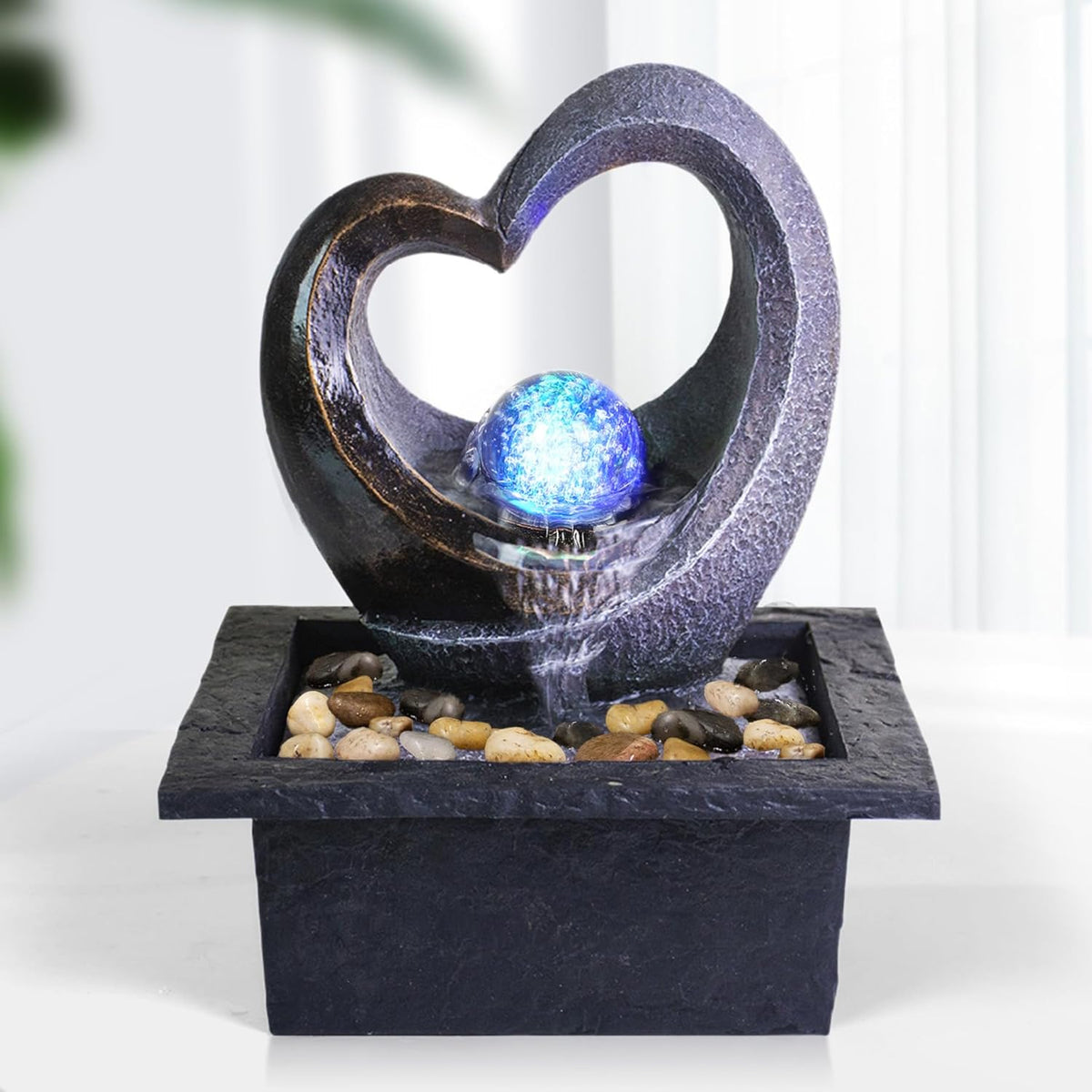Water Garden Zen Fountain with LED Light P38812