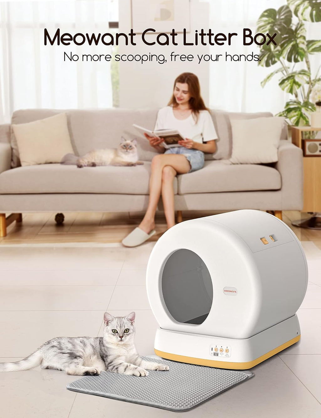 Self-Cleaning Automatic Cat Litter Box H511