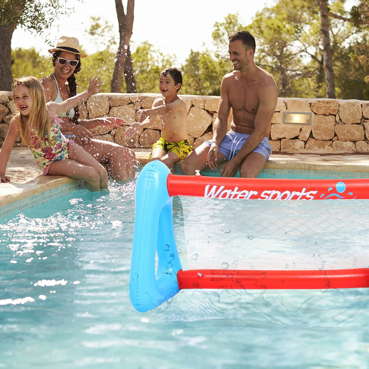 Inflatable Pool Float Set with Volleyballs V6046