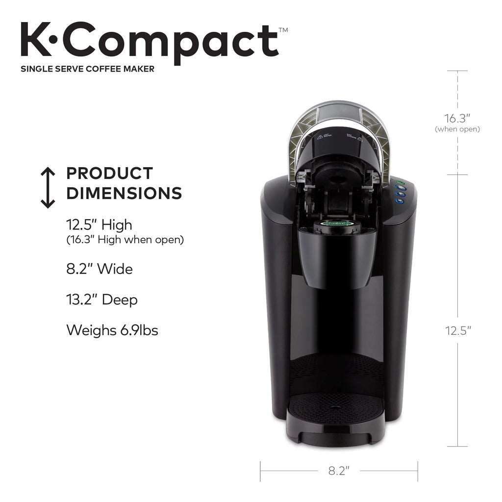 Black Single-Serve Coffee Maker C37043