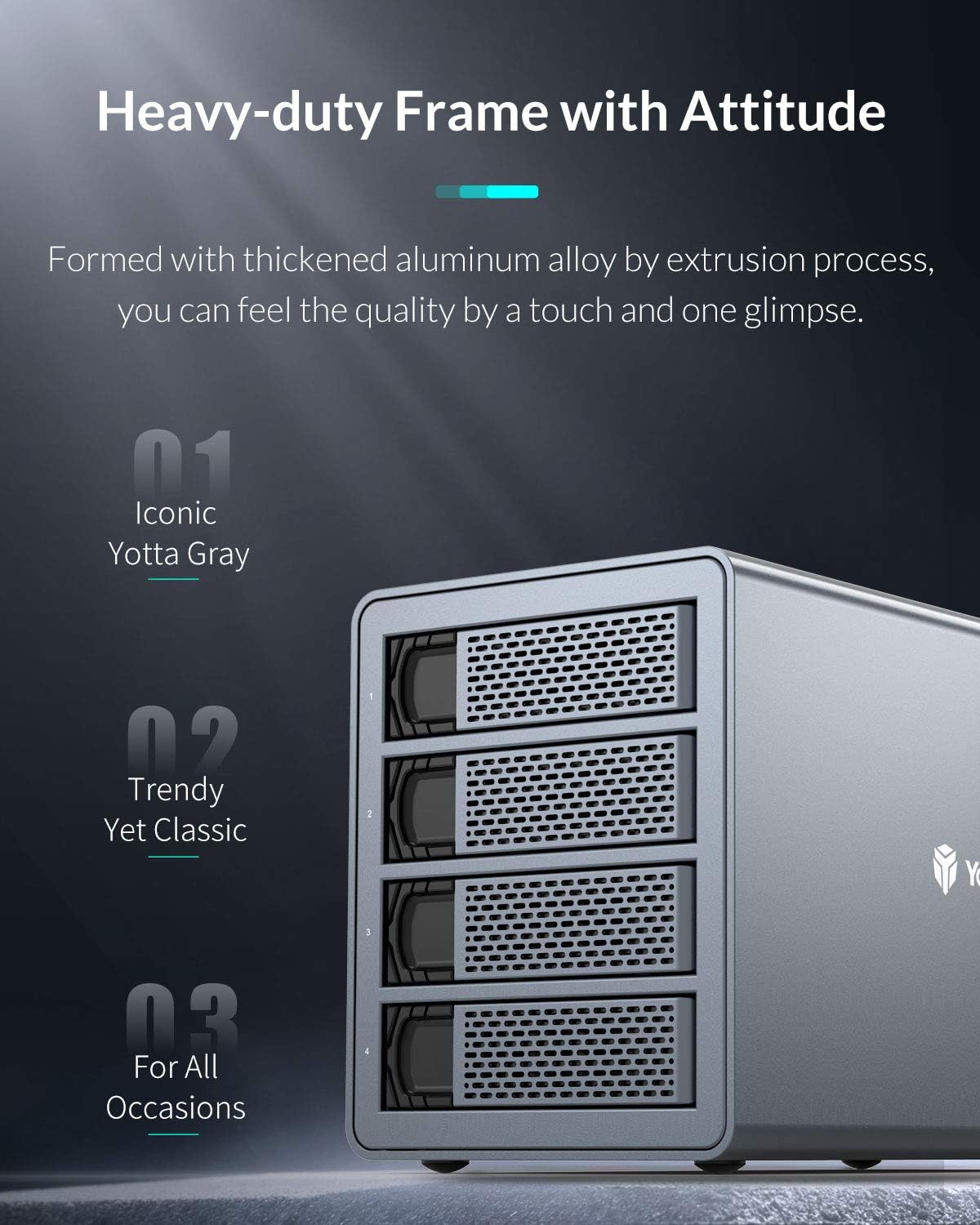 4 Bay Type-C Hard Drive Enclosure B1155