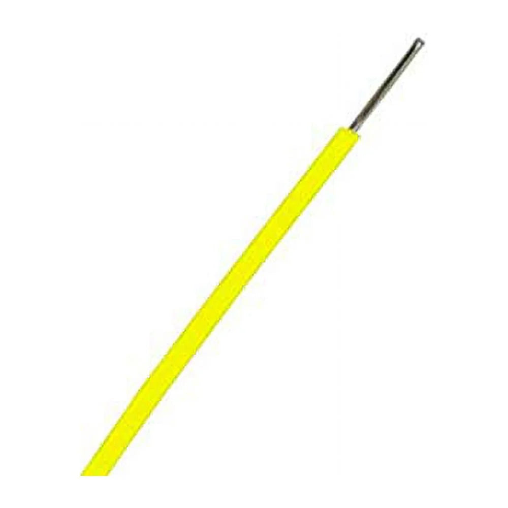 22 AWG Solid Copper Wire with Yellow PVC Insulation C609