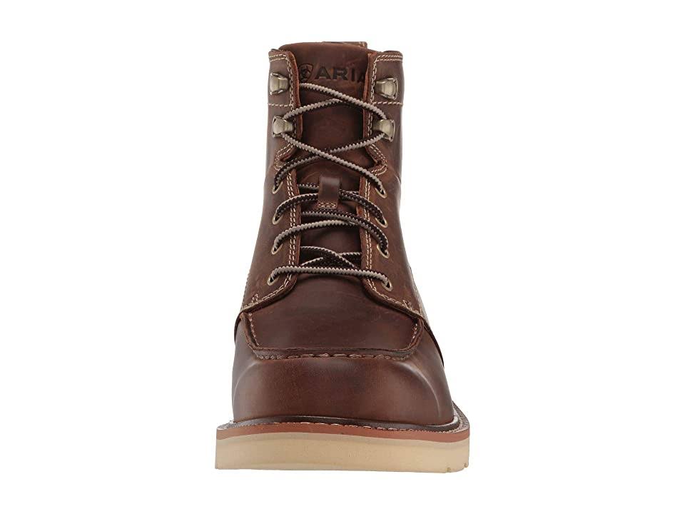 Brown Lace Work Boots U3854