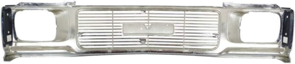 Chrome Shell Grille Assembly with Painted Gray Insert N387