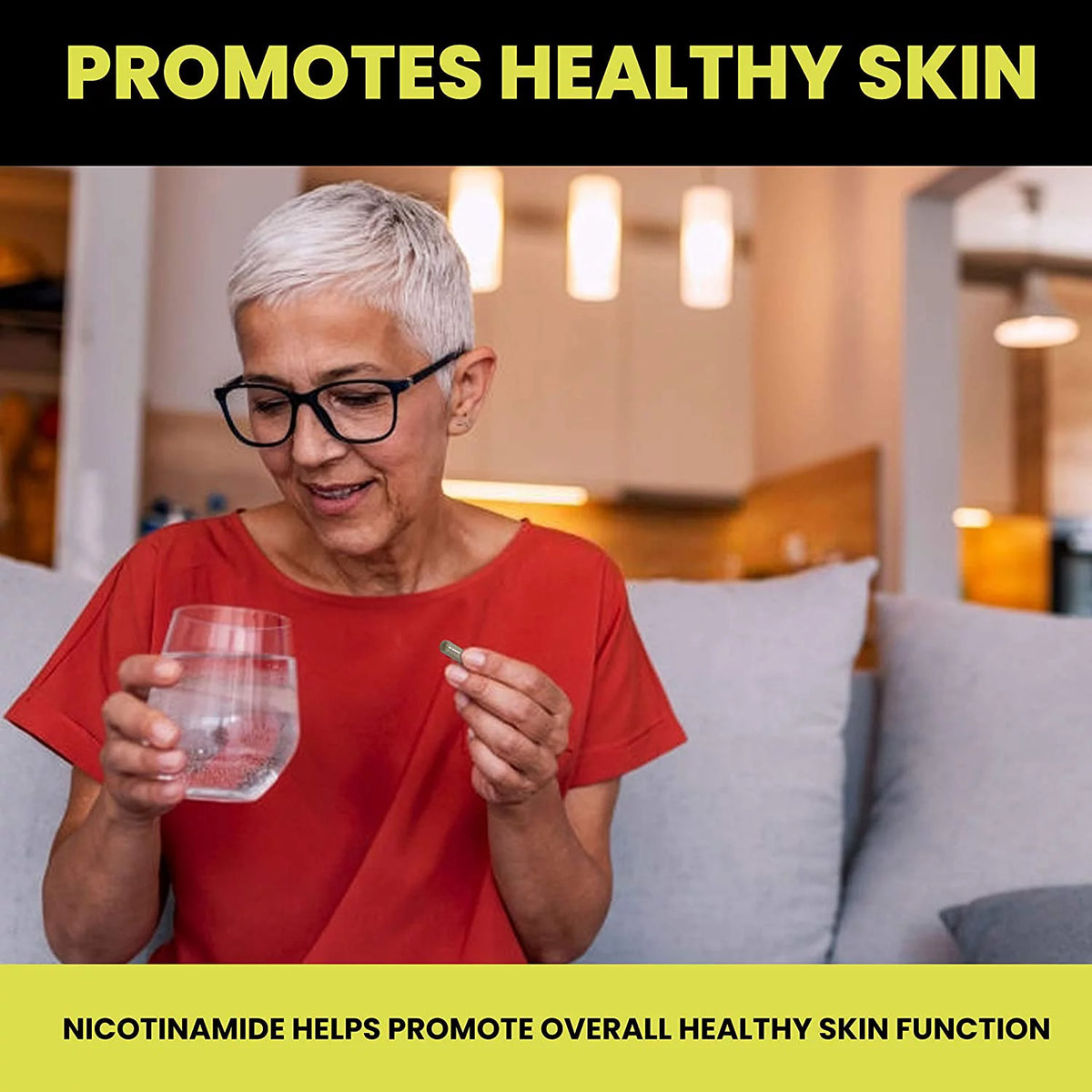 Nicotinamide with Vitamin D3 & B3 120 Capsules X2240