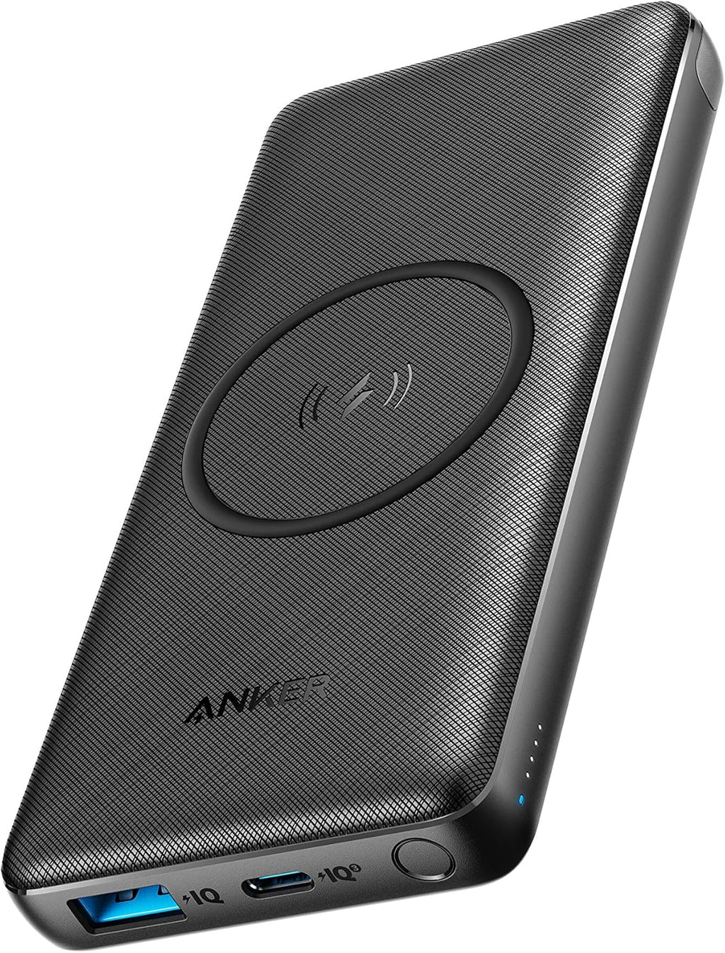 10,000 mAh Wireless Portable Charger with Qi-Certified 10W Wireless Charging and 18W USB-C Quick Charge E45948