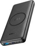 10,000 mAh Wireless Portable Charger with Qi-Certified 10W Wireless Charging and 18W USB-C Quick Charge E45948