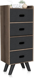 4 Drawer Wood Top Storage Dresser H456689