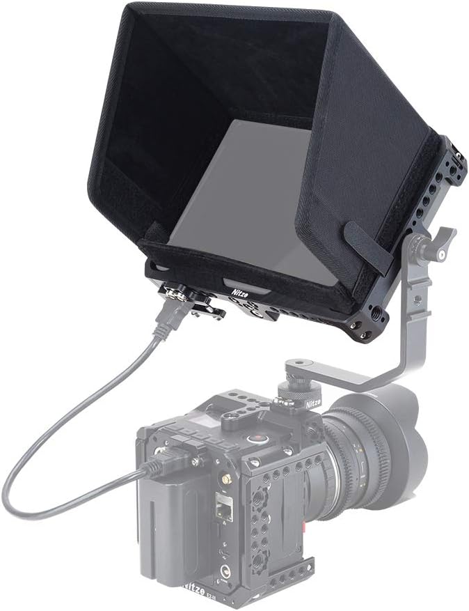 Cage with Sunhood Built-in NATO Rails for Monitor C105342
