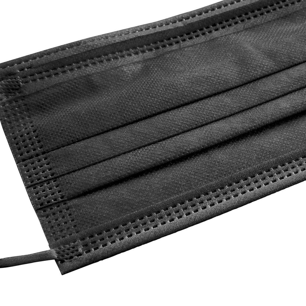 Black 10 Pack Disposable Face Masks X790