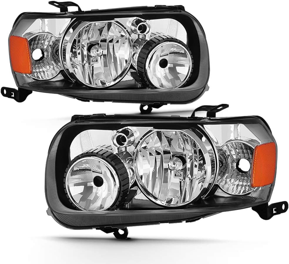 Ford Escape Headlights Headlamps Assembly Pair Set Left+Right O858