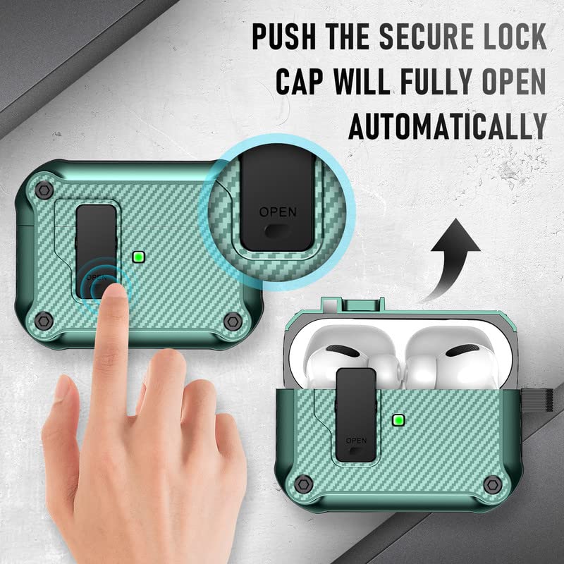 AirPods Pro 2nd Generation Case Cover with Keychain, Black Z162528