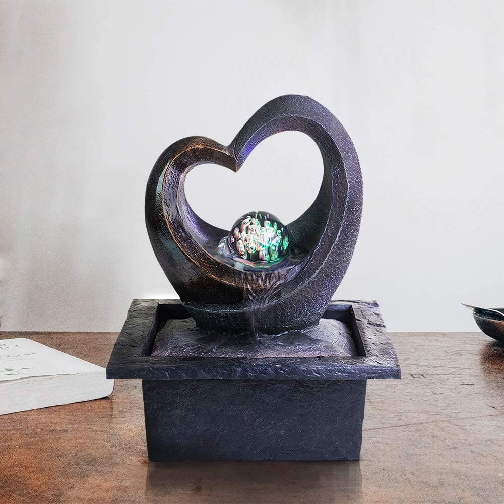 Water Garden Zen Fountain with LED Light P38812