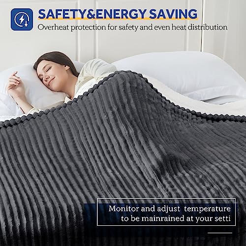 Full Size Beige Electric Blanket H3017