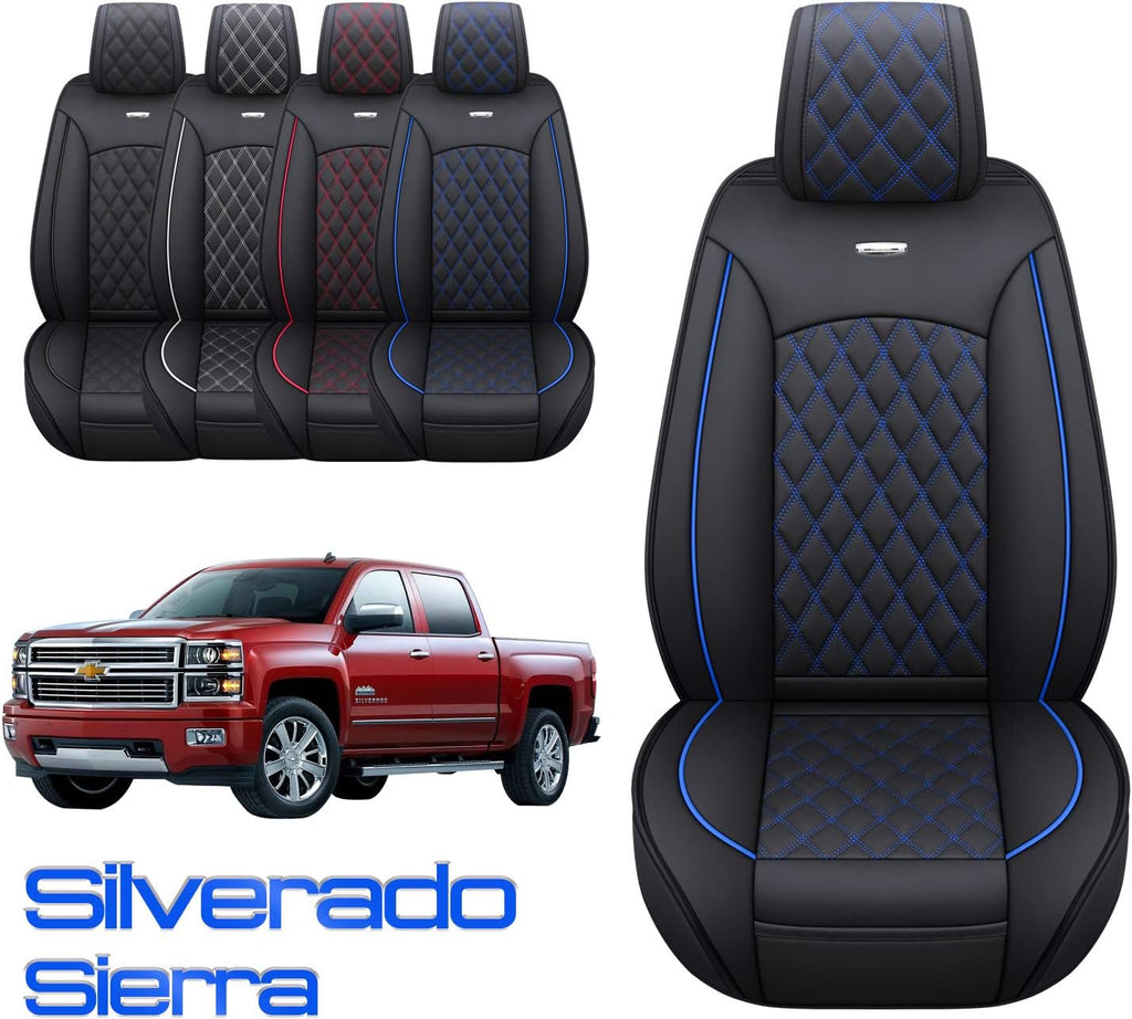 Black 2 Pc Front Seat Covers L424323