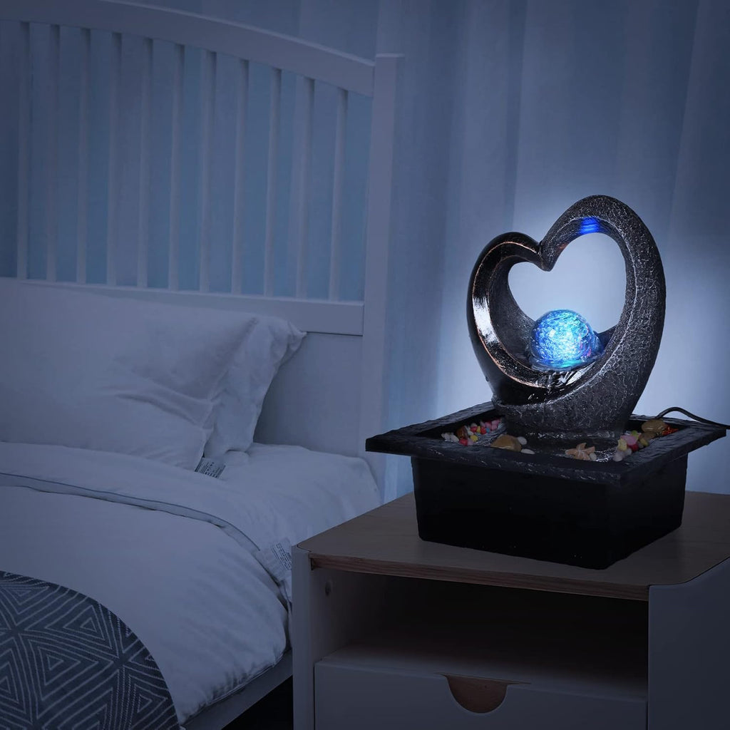 Water Garden Zen Fountain with LED Light P38812