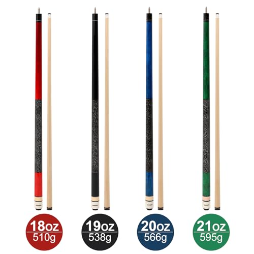 4 Pieces 58 inch Pool Cue Stick M8031