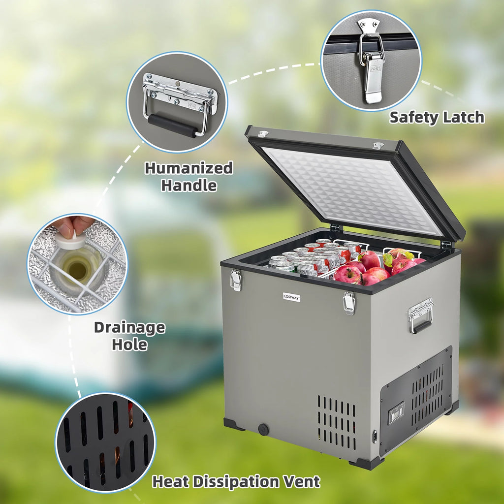 68 Quart Portable Car Refrigerator Freezer C49151