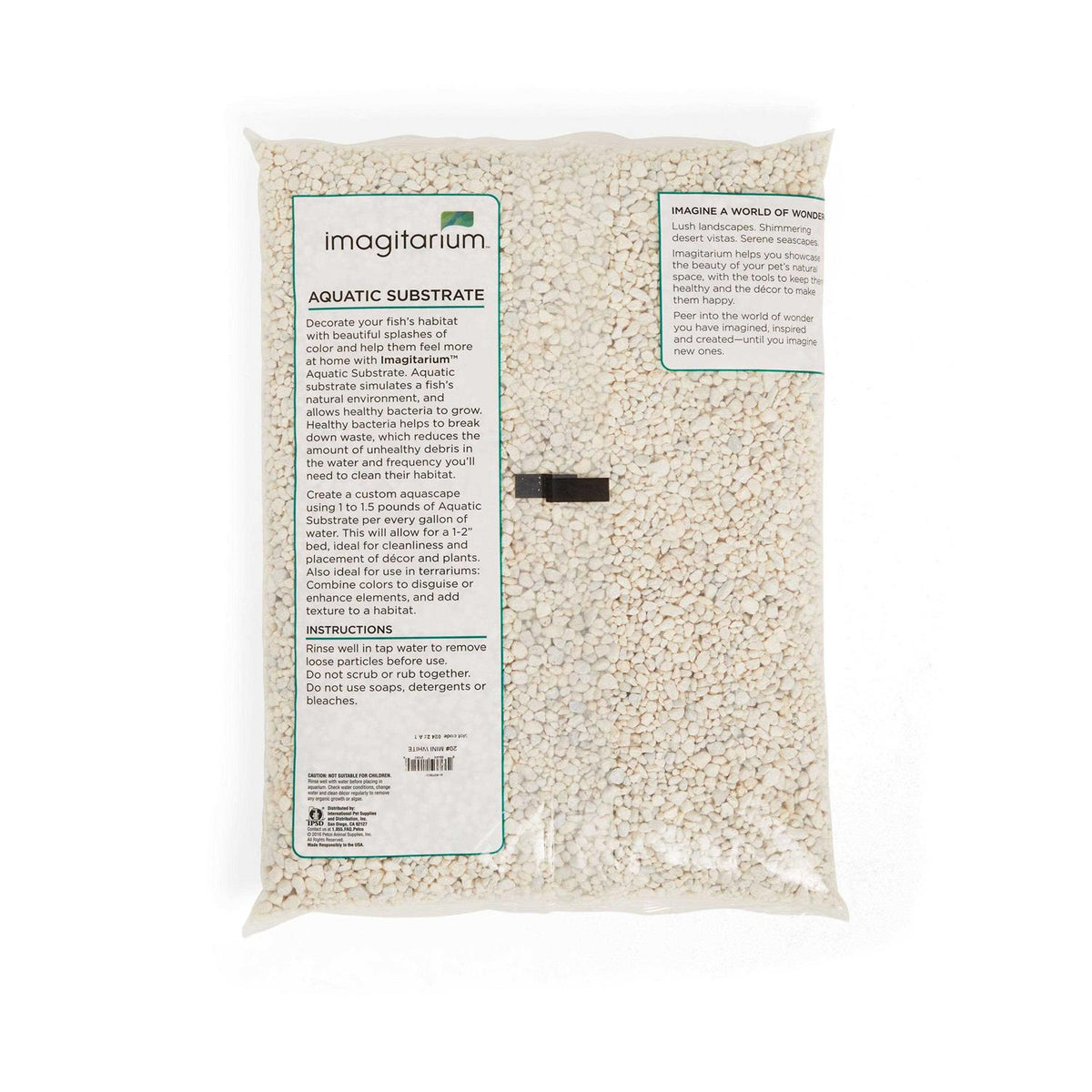 White Aquarium Gravel Substrate E4067