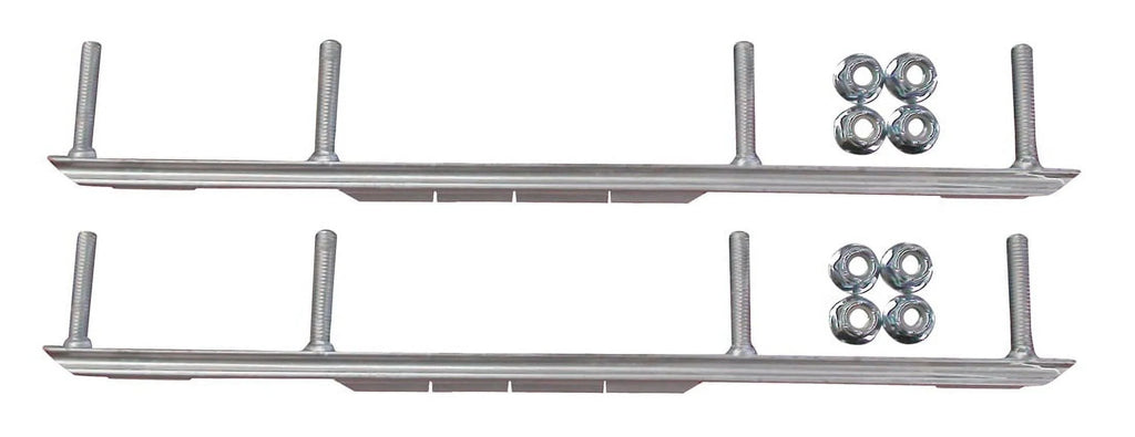 Orange MTX Snowmobile Skis with 7.5" Shaper Bars Complete Kit W902319
