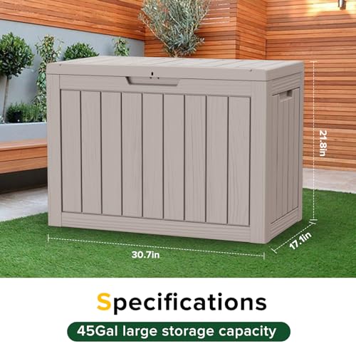 150 Gallon Waterproof Resin Outdoor Storage Box I717
